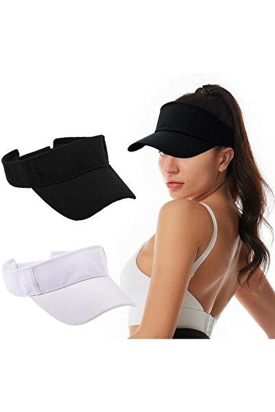 Açık Butik Unisex Uv Protective Sports Beach Visor Σετ καπέλων 2 τεμαχίων