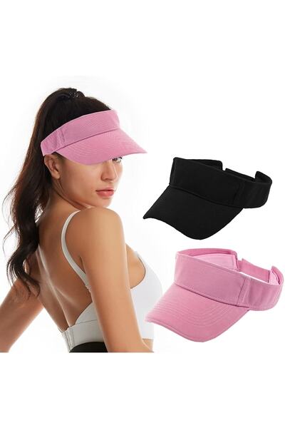 Açık Butik Unisex Uv Protective Sports Beach Visor Σετ καπέλων 2 τεμαχίων