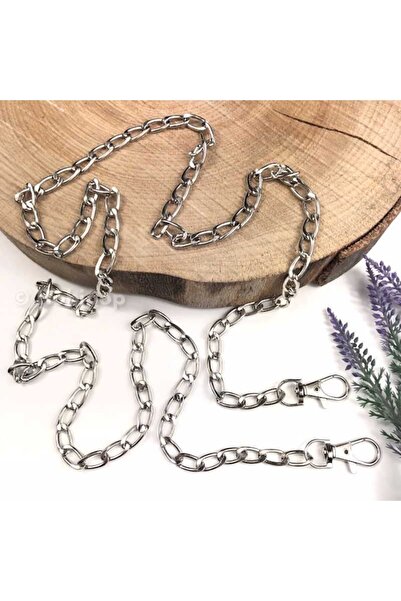Generic Brand Silver Colored 120 cm Bag Chain - 01