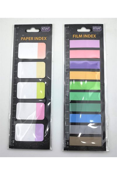 KRAF Index 5 Colors+10 Colors (pp) Set of 2