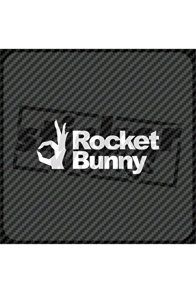 Sticker Works ملصق الأرنب الصاروخي