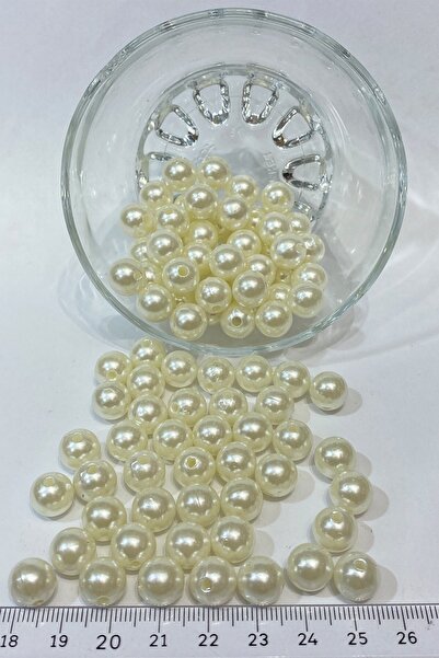 Limelia Mărgele de perle din plastic crem 14 mm 50 gr