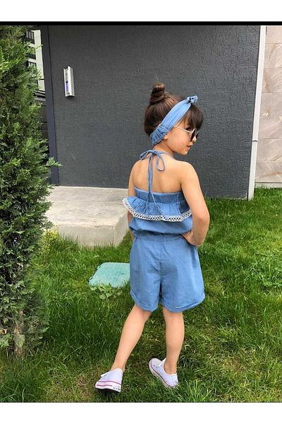 polat kids Salopetă din denim Bandana inclusă