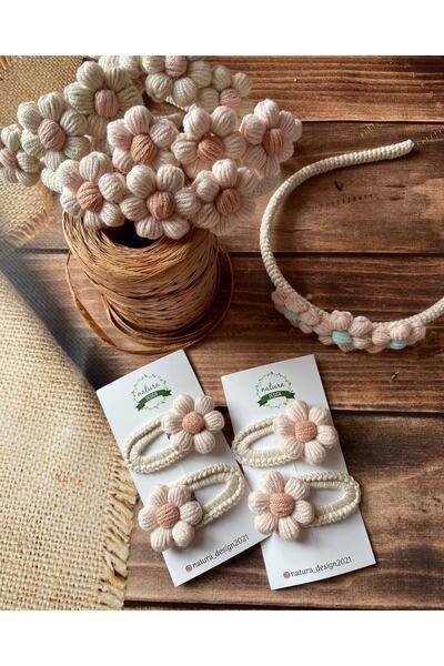 NATURA DESİGN Σετ κορώνας και διπλής πόρπης Natura Desgin