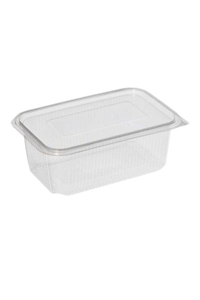 Mçb Group Disposable Plastic Bowl with Lid 1000 Gr 25 Pieces Leak Proof Plastic Bowl 1 Kg