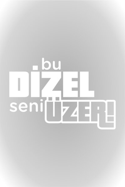 Quart Aksesuar ملصق سيارة ديزل مقاس 20 × 13 سم سيؤذيك