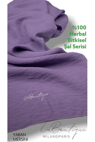 LA BOUTIQUE Herbal Herbal Shawl - Blueberry
