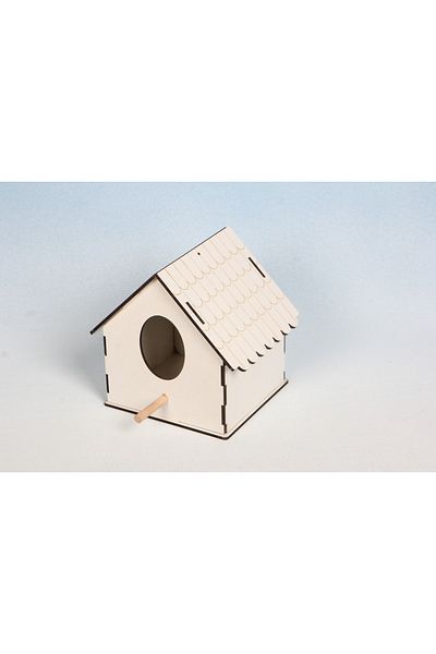 MUTLU ÇOCUK OYUN DÜNYASI Wooden Bird House-Bird's Nest