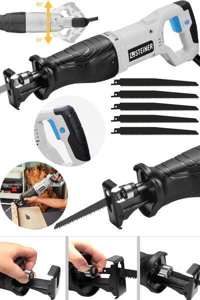 STEİNER Turbo 9001 Devir Ayarlı Bakır Sargı Motor Tuğla Beton Kemik Kesme Til...