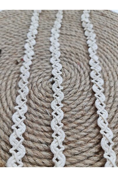 Esteks Dantel ve Tekstil Aksesuarları Panglică decorativă din bumbac 5 metri