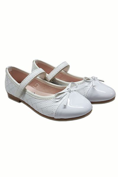 welissa Balerina albă matlasată pentru fete