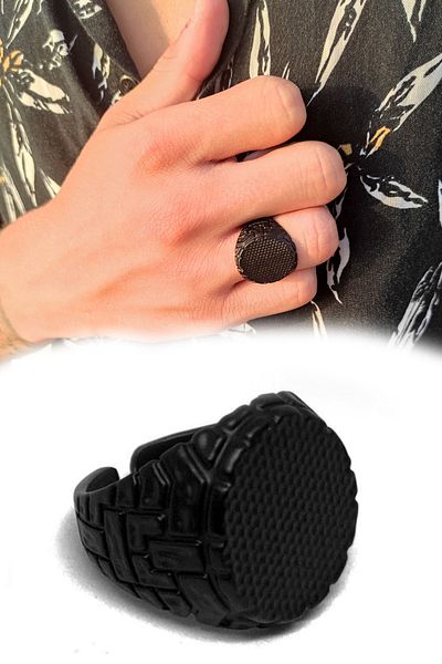 The Collection Yamaç Model Adjustable Men's Ring