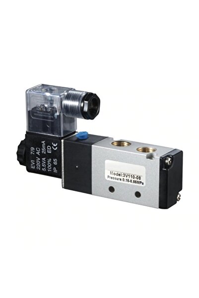 EXPFLEX 1/4 5-2 Elektrik Kontrollü Tek Bobin Pnömatik Valf 4v210-08 (VOLTAJ BELİRTİNİZ)
