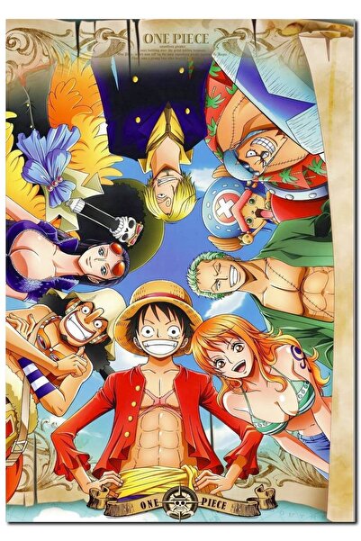 Cakatablo Ξύλινος Πίνακας Luffy Bounty Nami Roronoa Zoro Usopp Sanji Tony Cho...