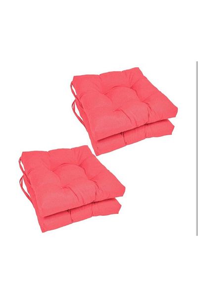 KAJJU TEXTİLE & DESİGN 4-Piece Combination Pofidik Square Chair Cushion 40x40