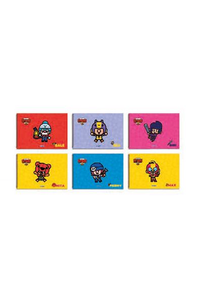 Gıpta Brawl Stars Spiral Picture Notebook 17x24cm 15 Sheets (Pack of 48) 5699