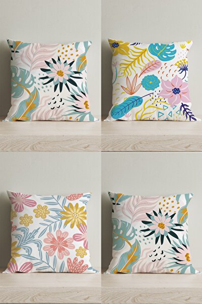 LadiesHome Huse pentru perne decorative digitale cu două fețe cu design speci...