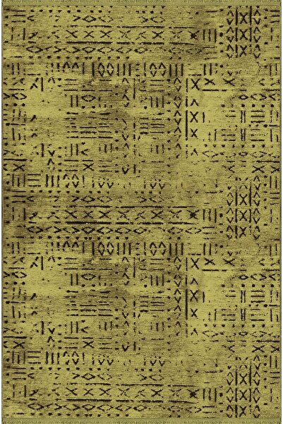 BRL HOME Brl Homr Vadi Şönil Haki Rengi Modern Makine Dokuma Halı