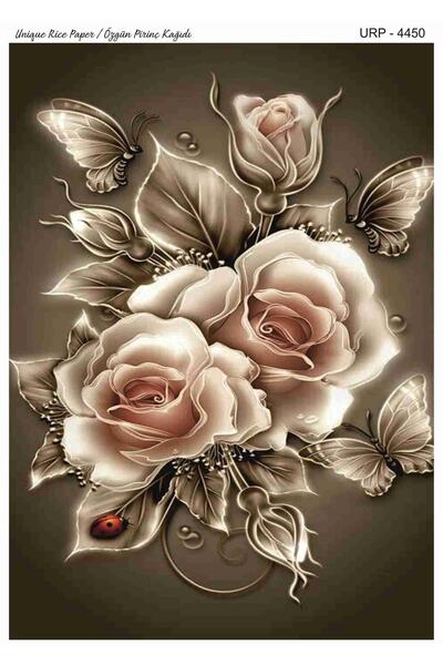 Rich Sticky Kendinden Yapışkanlı Pirinç Dekopaj Kağıdı Rch-pd-stk-2050