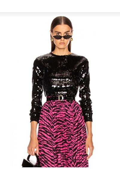 Nsb Tasarım Kadın Uzun Kol Payetli Bluz