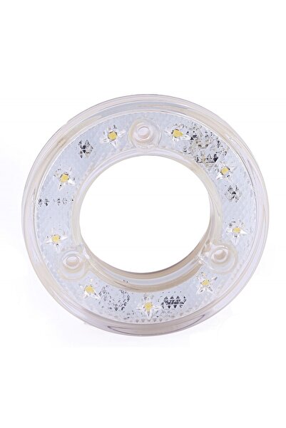 AHMET OTOMOTİV Yuvarlak Simit Tip Led Lamba 9 Led 12/24v Beyaz Stop Lamba