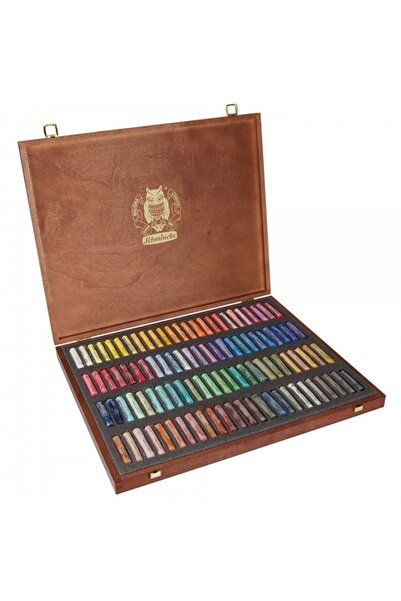 Schmincke Pastel Boya Wooden Box 100'lü Set (ahşap Kutu)