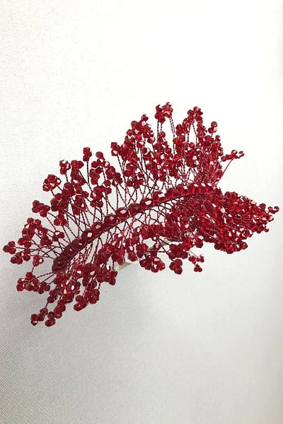 Hobigram إكسسوار شعر سيريس كريستال ستون هينا وتاج الزفاف – إكسسوار الزفاف، تصميم أنيق – إكسسوارات الزفاف