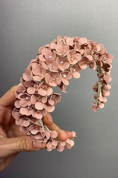 Hobigram إكسسوار شعر بودرة فيري هينا وتاج الزفاف – إكسسوار العروس، تصميم أنيق، إكسسوار نسائي – العروس