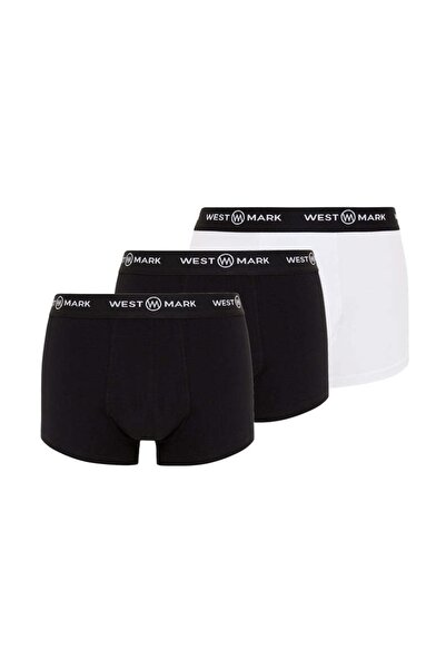 WESTMARK LONDON Solıd Black/whıte Trunk 3-pack