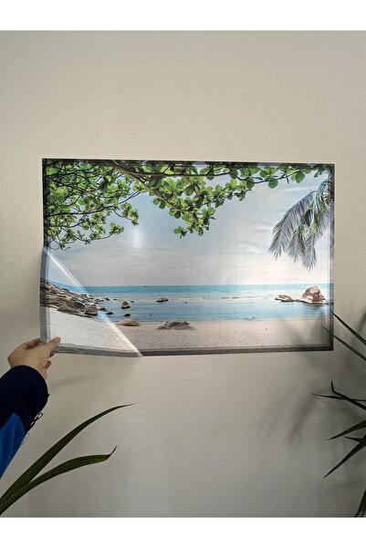 Akıllı Kağıt Statik Tutunma Özellikli Tablo - Poster Manzara (Model-20)