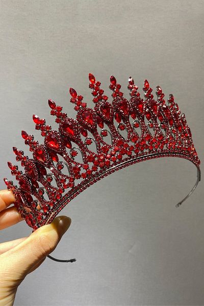 Hobigram تاج حنة مدخن من أنثراسيت موديل Gelin Henna – إكسسوار العروس – إكسسوار العروس