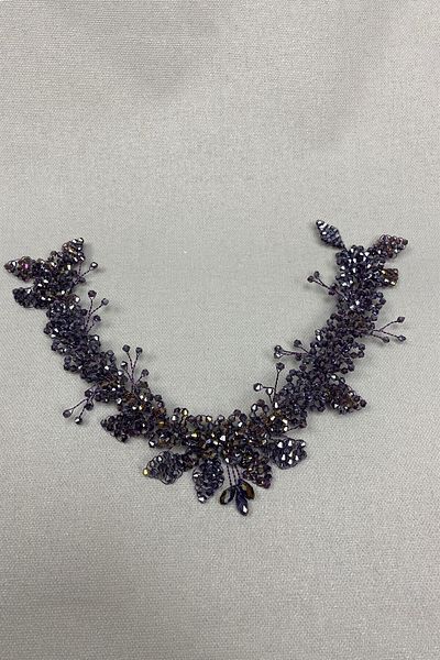 Hobigram إكسسوار العروس Purple Sıla Model Bridal Henna Hair Accessory – إكسسوار العروس، تصميم أنيق – Gelin Akse