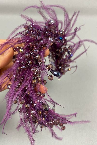 Hobigram إكسسوار للشعر Plum Capella Hair و Turban Accessory – إكسسوارات شعر أخرى، تصميم أنيق – أخرى