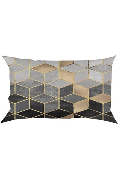SWEET HOME ARTS Față de pernă cu design special, dreptunghiulară, imprimată pe două fețe, 50x30