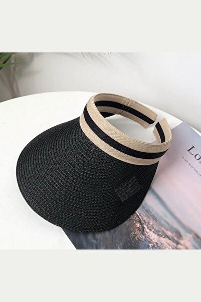 Hat Factory Ψάθινο καπέλο με γείσο και στέμμα