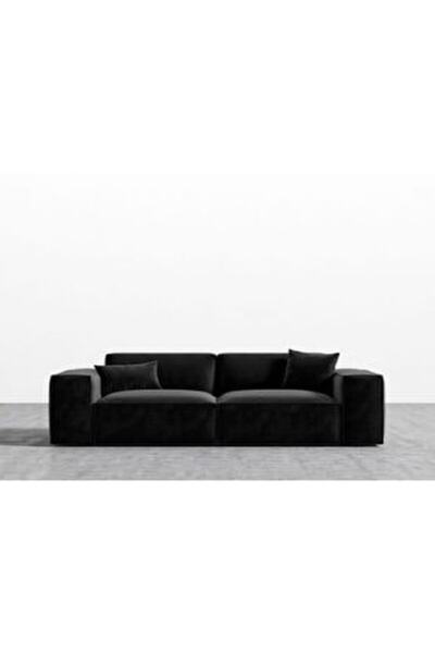 mododizayn mobilya Pufyy 2 Modüllü Siyah Koltuk