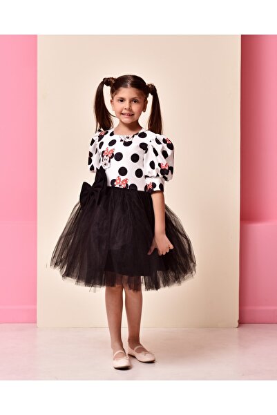 EYLÜL ELİF BUTİK Rochie pentru fetiță cu model Minnie Mouse