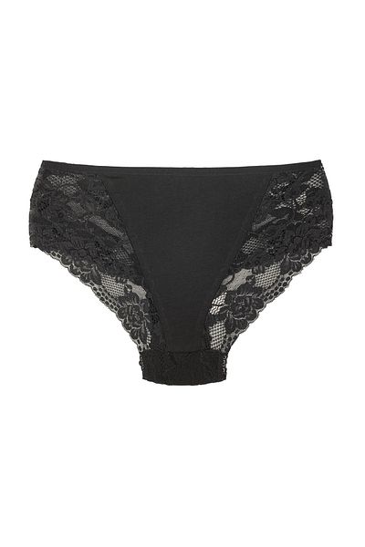 Zena Black Lace Plus Size Women's Panties