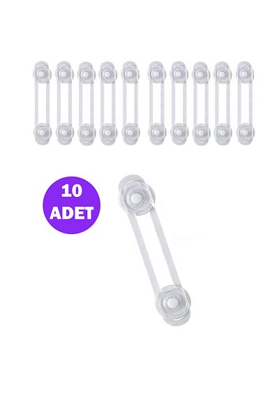 Lira 10 Pieces Multi-Purpose Lock Drawer Cabinet Lock Safety Locks