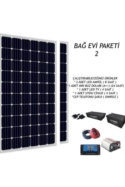 Lexron GrafenMarket Bağ Evi Solar Paketi Buzdolap Modeli 1200 W