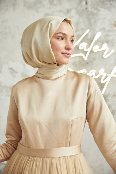 VALORSCARF Krem Abiye Şal