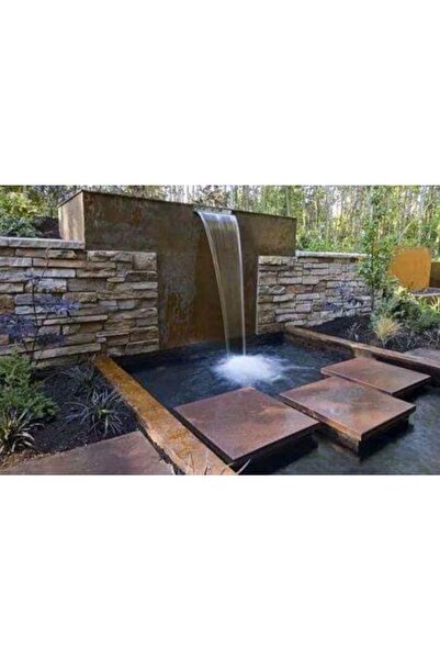 ALFA PASLANMAZ Aısı 304 Kalite Duvar Su Perdesi, 50 Cm Duvar Su Şelalesi,