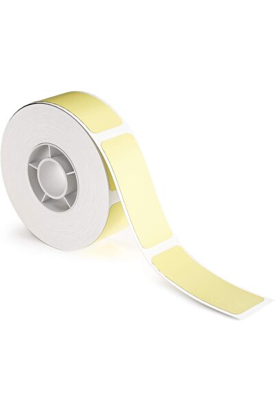 NiiMbot D11 Çok Amaçlı Etiket 12x40mm Parlak Sarı (160 Adet) Yırtılmaz, Sudan...