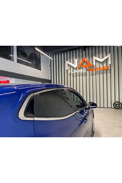 NamTuning Clio 5 Krom Set Cam Çerçevesi Kapı Çıtası Tampon Panjur