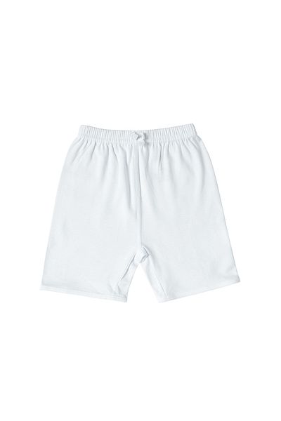 TOLIN Pantaloni scurți pentru fete 100% bumbac alb - Pachet de 3 441
