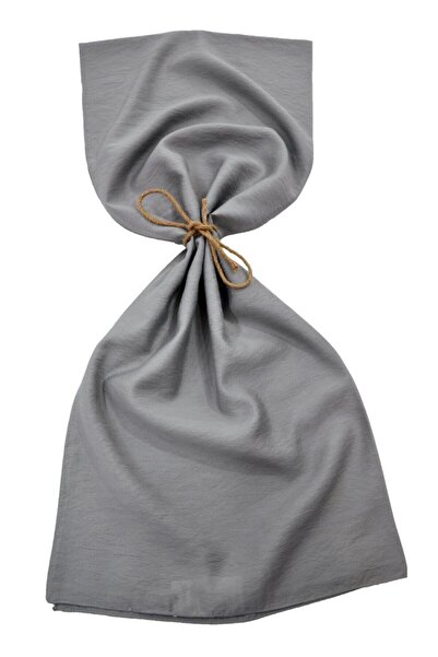 Siyane Gri Ipeksi Aerobin Caz Şal