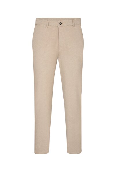 SÜVARİ Slim Fit Gabardin Bej Erkek Pantolon
