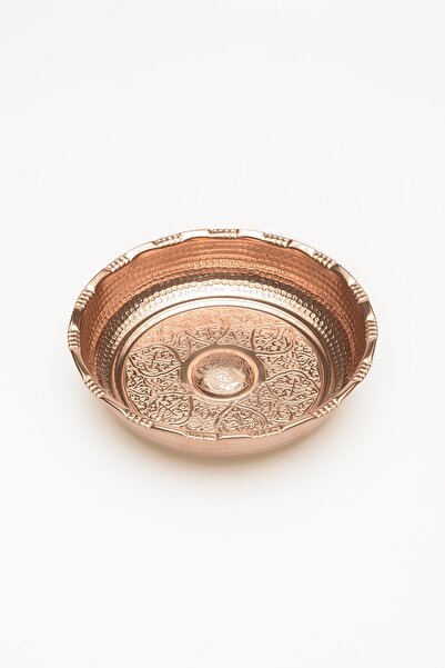 DMT COPPER HOME Gaziantep Authentic Bath Bowl from Copper Diameter: 18 cm, 0....