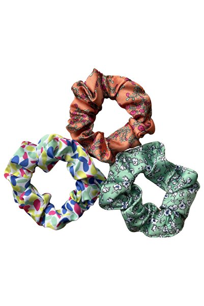 Stella Eşarp Set de catarame din cauciuc cu trei păr