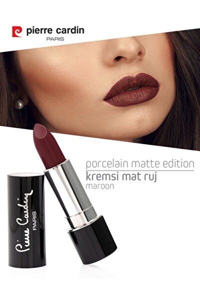 Pierre Cardin أحمر شفاه بورسلين غير لامع - كستنائي - 219